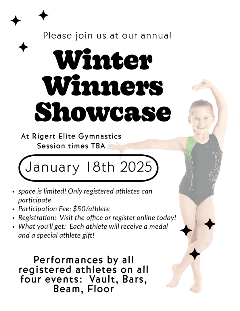 Winter Winners Gymnastics Showcase, Jan 18th, 2025